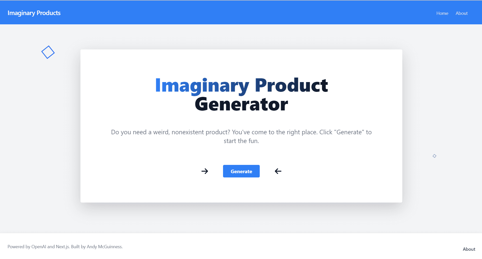 imaginary products