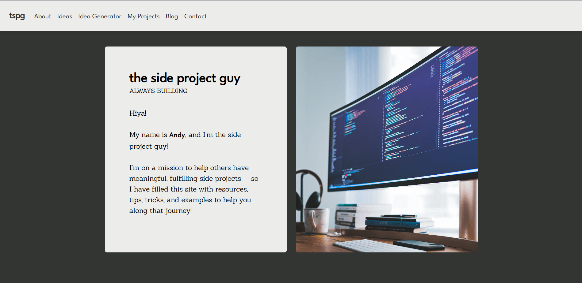the side project guy